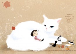 2010年10月精美月历桌面壁纸