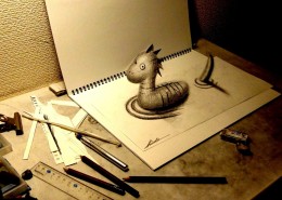 三维立体创意插画桌面壁纸