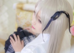 缘之空春日野穹cosplay唯美写真桌面壁纸