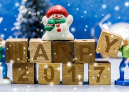 2017年新年创意背景桌面壁纸