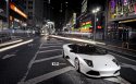 时代广场外的兰博基尼Murcielago LP640汽车桌面壁纸
