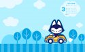 拽猫2014全年日历桌面壁纸