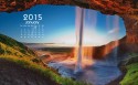 2015年1月日历壁纸图片