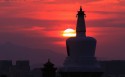 京城日出日落景象桌面壁纸