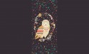 创意圣诞卡通插画桌面壁纸