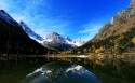 四川毕棚沟冬季风景桌面壁纸
