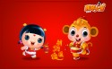 招财童子猴年大吉壁纸图片