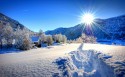 冬天唯美雪景自然风光桌面壁纸