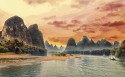 广西桂林漓江美景桌面壁纸