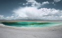 青海大柴旦翡翠湖唯美风景桌面壁纸