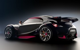 Citroen Survolt雪铁龙概念电动跑车 Concept 2010桌面壁纸