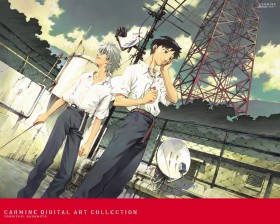 Carmine Digital Art贞本义行漫画桌面壁纸