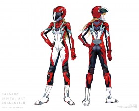Carmine Digital Art贞本义行漫画桌面壁纸