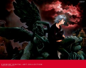 Carmine Digital Art贞本义行漫画桌面壁纸