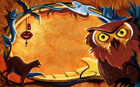 Hallween万圣节矢量图桌面壁纸