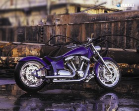 Yamaha经典摩托车桌面壁纸