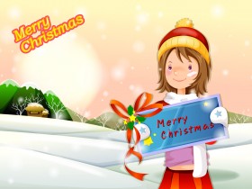 Christmas圣诞节卡通桌面壁纸