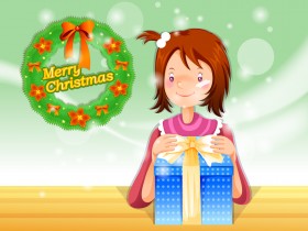 Christmas圣诞节卡通桌面壁纸