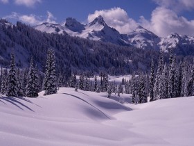 雪山雪景桌面壁纸