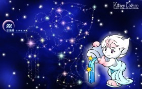 Kitten-Dream星座卡通桌面壁纸