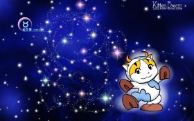 Kitten-Dream星座卡通桌面壁纸