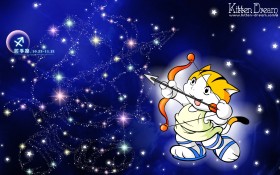 Kitten-Dream星座卡通桌面壁纸