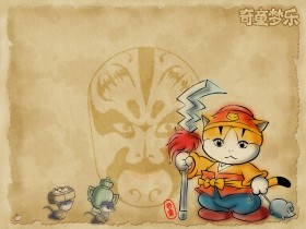 奇童梦乐卡通桌面壁纸