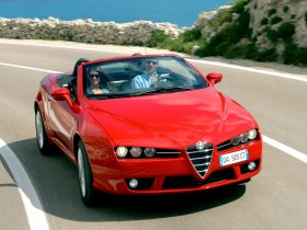 意大利Alfa Romeo Spider跑车桌面壁纸