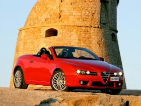意大利Alfa Romeo Spider跑车桌面壁纸