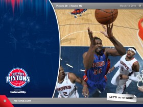 NBA：09-10赛季底特律活塞常规赛桌面壁纸
