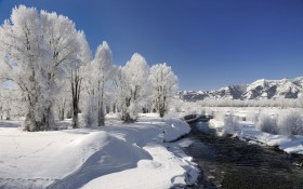 雪山雪景桌面壁纸