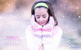 2010年12月月历桌面壁纸[1440x900]
