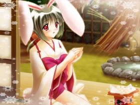 日本动漫女孩桌面壁纸