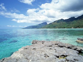 海岸沙滩风景桌面壁纸