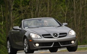 Mercedes Benz 奔驰  SLK350桌面壁纸