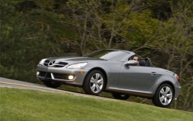 Mercedes Benz 奔驰  SLK350桌面壁纸