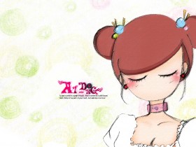 爱冬的可爱漫画桌面壁纸