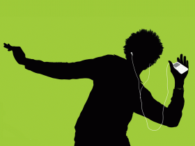 iPod人物桌面壁纸