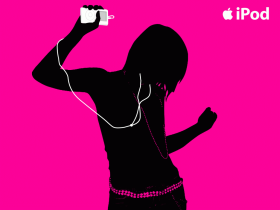 iPod人物桌面壁纸