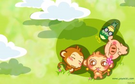 悠嘻猴桌面壁纸