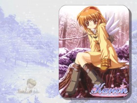 《雪之少女》桌面壁纸