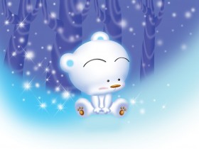 可爱babu熊桌面壁纸