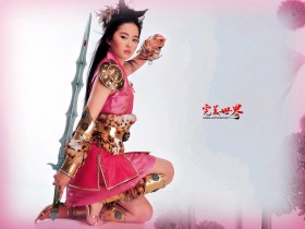 刘亦菲 《完美世界》代言桌面壁纸