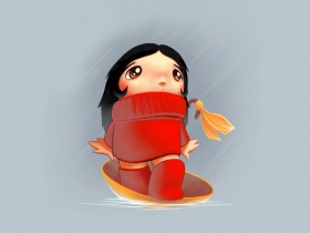 Morgan Thomas卡通设计桌面壁纸