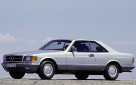 1981款奔驰S-Class Coupe轿车桌面壁纸