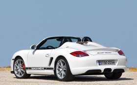2010款保时捷Boxster Spyder跑车桌面壁纸