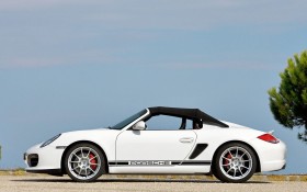 2010款保时捷Boxster Spyder跑车桌面壁纸