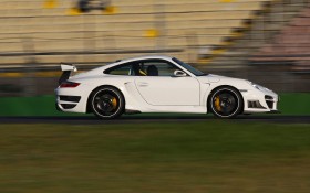 保时捷911 GTstreet RS Techart跑车桌面壁纸