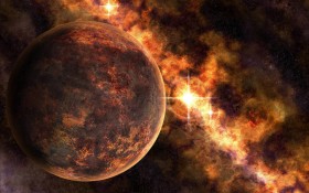 璀璨星空宽屏桌面壁纸