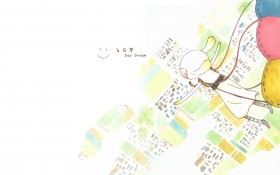 台湾插画家黄匀弦插画桌面壁纸